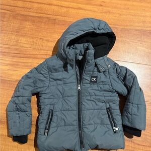 Calvin Klein Jeans Charcoal Puffer Jacket